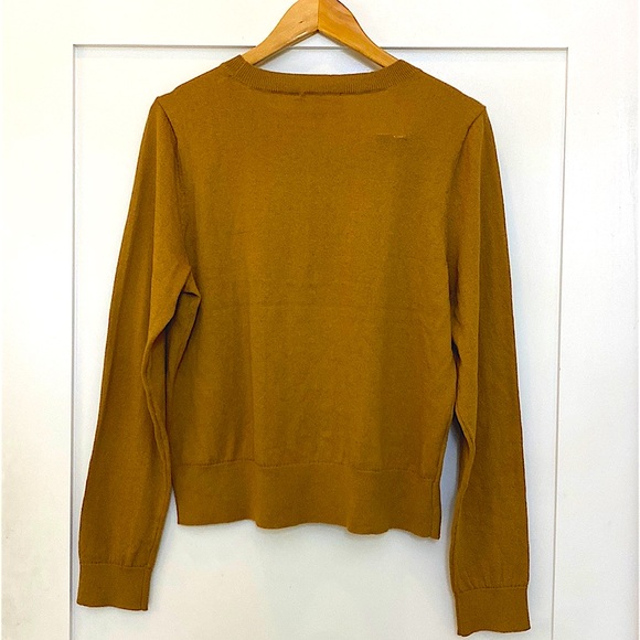 New MICHAEL KORS EASY RAGLAN SHAKER SWEATER COLOR: DARK CAMEL, SIZE: L⭐️⭐️⭐️⭐️ - Picture 7 of 17